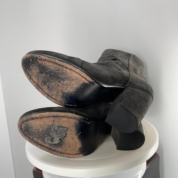 RAG & BONE gray ankle boots booties sz 38 fits 7.5 - Picture 5 of 9
